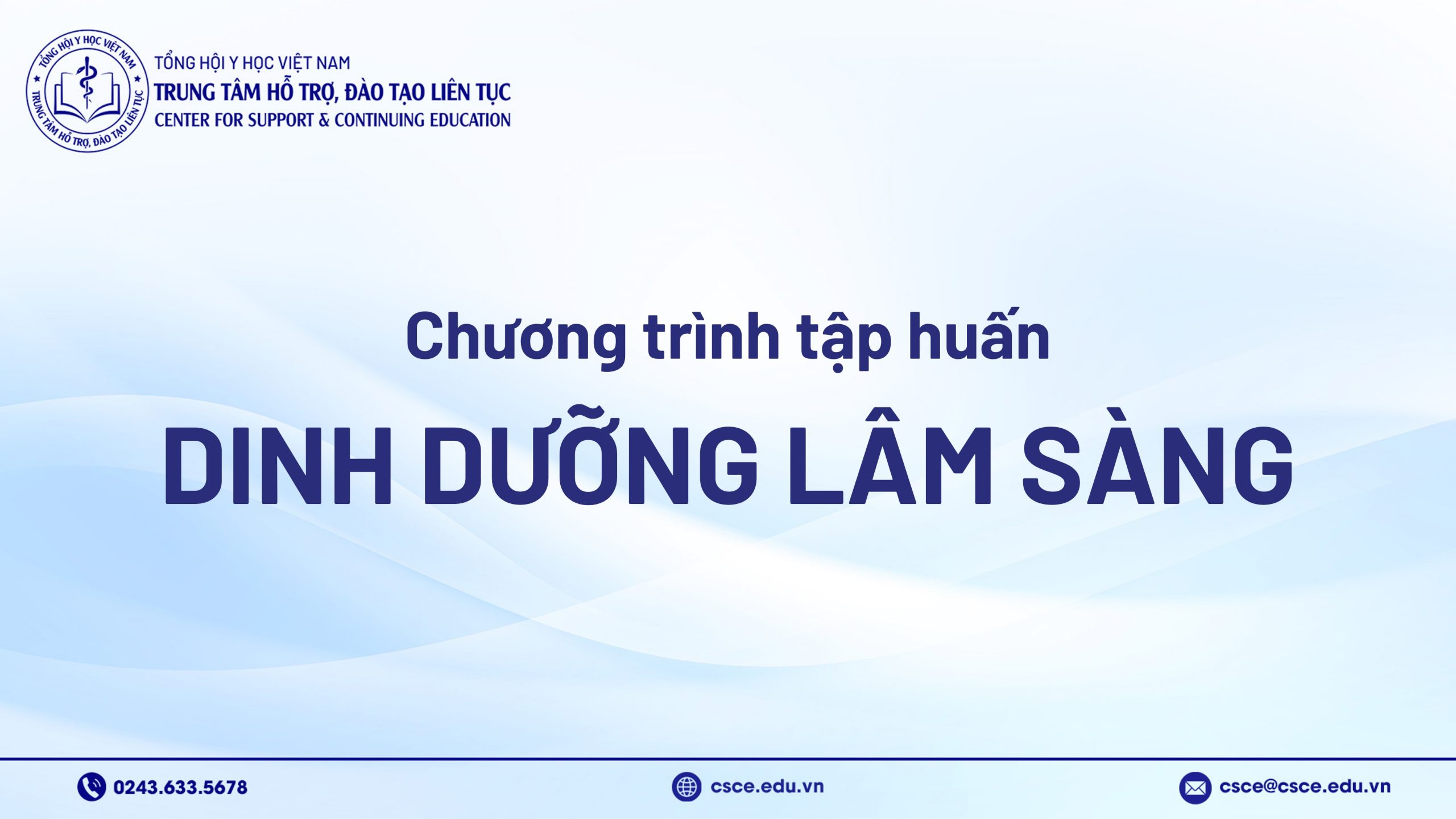 Chương trình tập huấn “Dinh dưỡng lâm sàng”