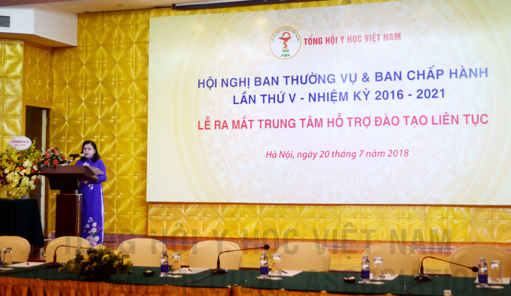Lễ ra mắt Trung tâm Hỗ trợ đào tạo liên tục trực thuộc Tổng hội Y học Việt Nam